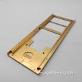 Panel frontal CNC de aluminio